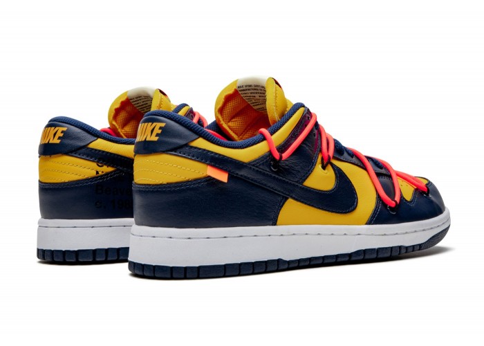 NIKE DUNK LOW X OFF WHITE "YELLOW/BLUE"