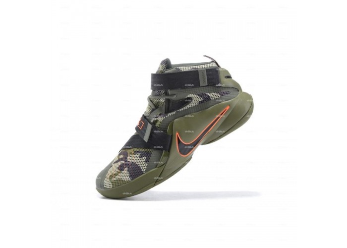 Мужские кроссовки Nike Lebron 9 (хаки)