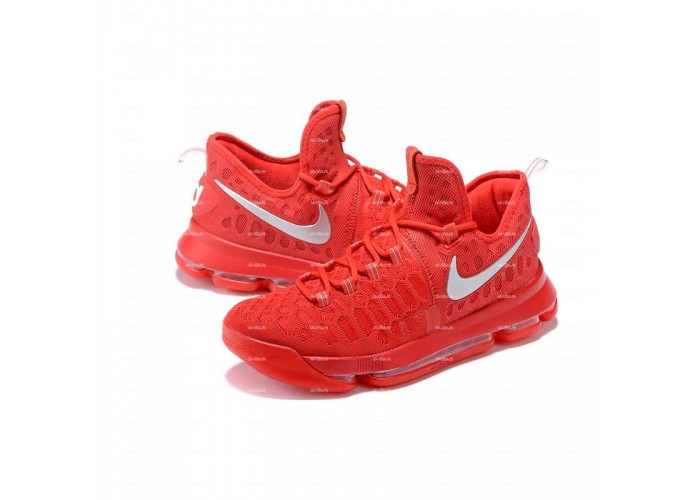 Мужские кроссовки Nike Zoom KD 9  (красный)